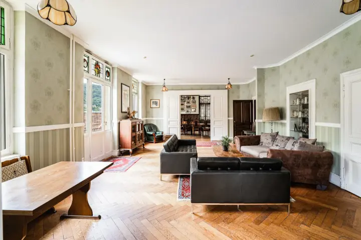Unser Wohnzimmer, mit Blick richtung Conventsaal